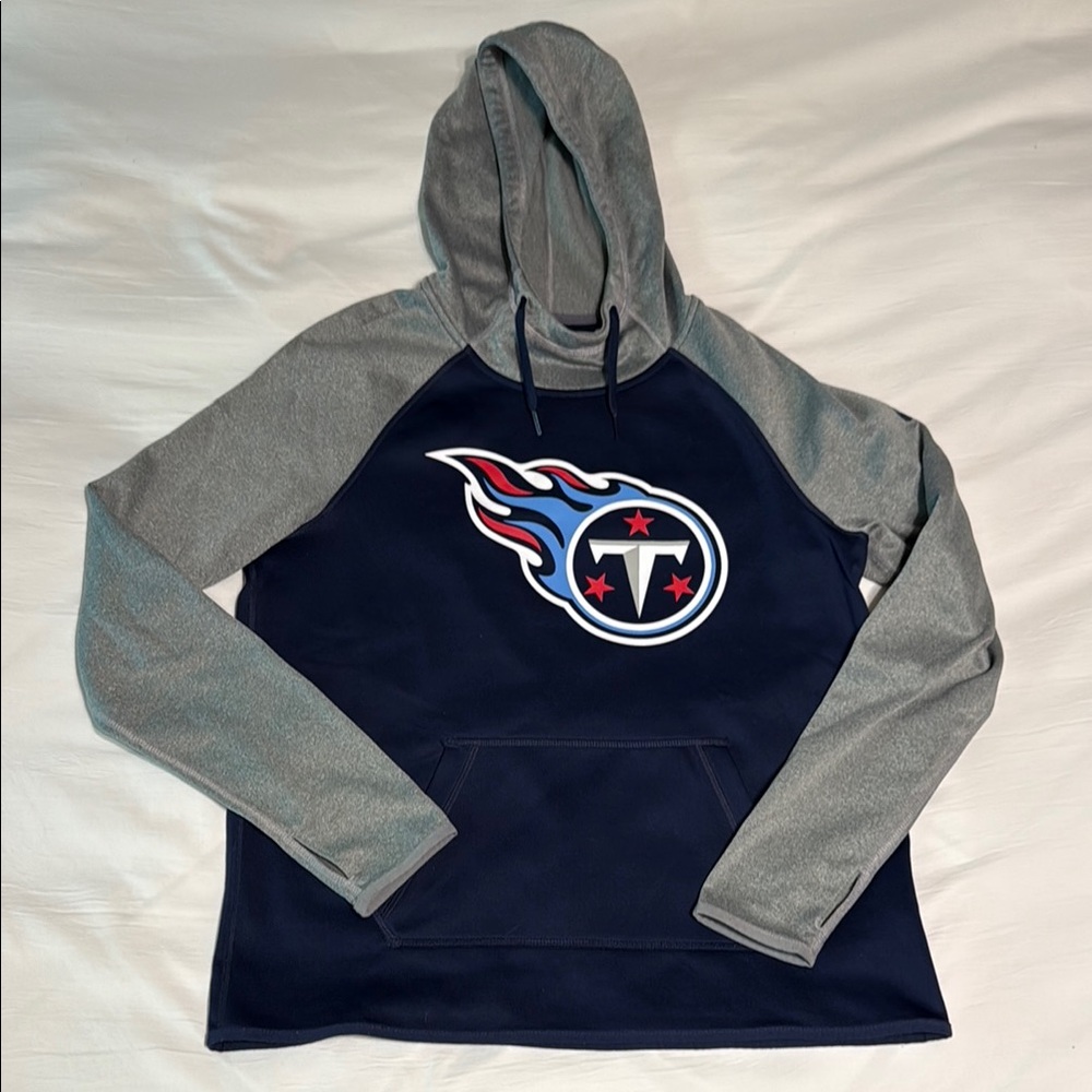 Nike Tennessee Titans Navy and Gray Hoodie